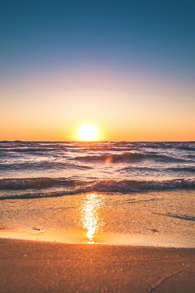 Sunset at the beach representing the last will